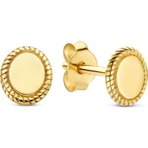Isabel Bernard Le Marais Adeline 14 karaat gouden oorknoppen voor dames