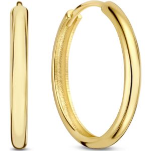 Isabel Bernard Rivoli Morgane 14 karaat gouden oorringen (15.5 mm) voor dames
