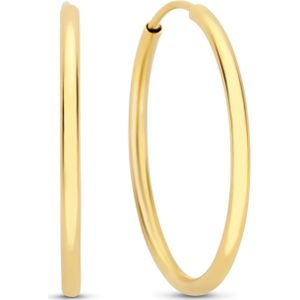 Isabel Bernard Le Marais Cerise 14 karaat gouden oorringen (20 mm) voor dames