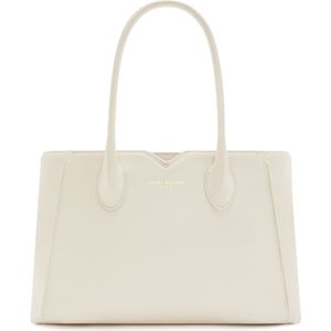 Isabel Bernard Honoré Cloe Midi crème leren handtas van kalfsleer voor dames