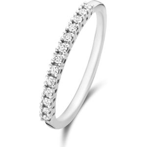 Isabel Bernard De la Paix Madeline 14 karaat witgouden ring met diamant 0.14 karaat voor dames