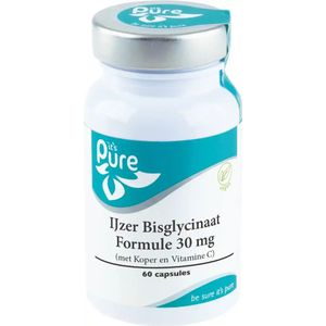 It's Pure IJzerbisglycinaat Formule 30 mg 60caps