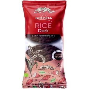 BON VITA RIJSTWAFEL CHOCO PUUR BIO