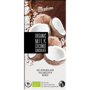 Meybona chocolade melk cocos Bio 100gr