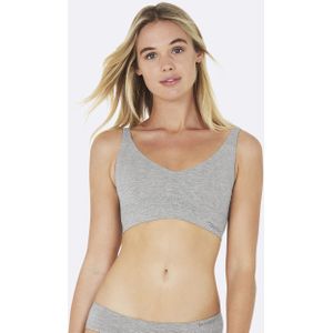 Boody Shaper Crop Bra - Light Grey / S