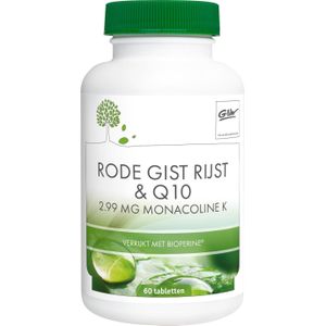 G&W Rode Gist Rijst met Q10 (nieuwe formule) 60tab