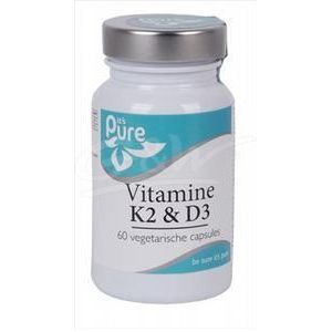 Vitamine K2 & D3 - Voedingssupplement - 60 Capsules