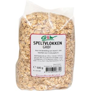 G&W Speltvlokken Grof 500gr