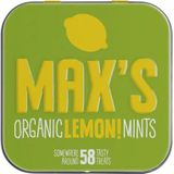 Max's Organic Lemon Mints - Blikje