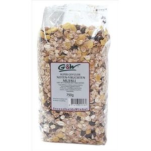 G&W Super Gevulde Muesli  750GR