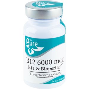 It's Pure Vitamine B12 6000 mcg 30 Caps