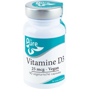 It's Pure Vitamine D3 25 mcg - Vegan 90VCP