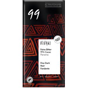 Vivani Chocoladereep Puur 99% Cacao