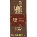 Lovechock Tablets 93% cacao with Vanilla & Lucuma 70gr