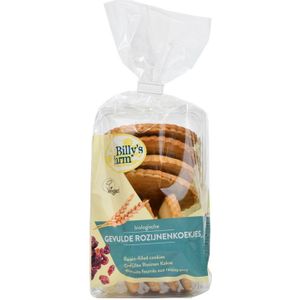 Billy's Farm Gevulde Rozijnenkoekjes 200GR