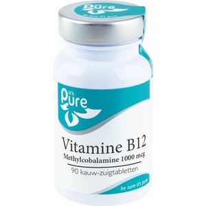 It's Pure Vitamine B12 1000 mcg Methylcobalamine 90TB