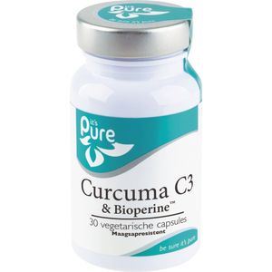 It's Pure - Curcuma C3 & Bioperine - 30 Vegicaps - Antioxidanten