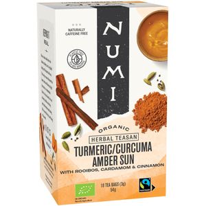 Numi Turmeric/Curcuma Tea, Amber Sun 12ST