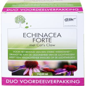 G&W - Echinacea Extra Forte Plus Cat's Claw - Duo Verpakking - Voedingssupplement
