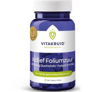 Vitakruid Actief Foliumzuur 400mcg