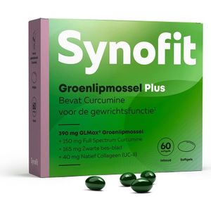 Synofit Groenlipmossel Plus 120 cap