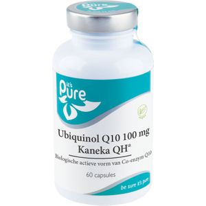 It's Pure Ubiquinol Q10 100mg Kaneka QH  60caps