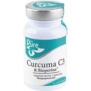 It's Pure - Curcuma C3 & Bioperine - Voedingssupplement - 120 VCP