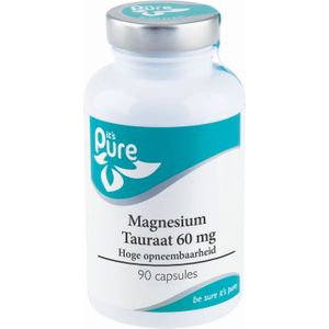 It's Pure Magnesium Tauraat 60 Mg 90