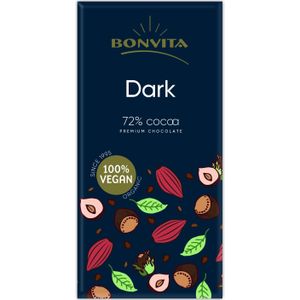 Bon Vita Dark 72% Pure Chocolade 100gr
