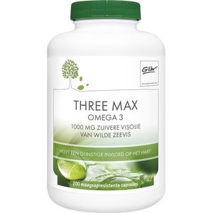G&W Three Max Omega 3 1000 mg Zuivere Visolie 200CP