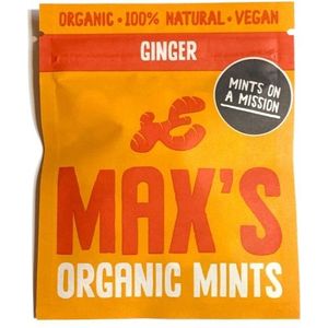 Max's Organic Ginger Mints - Pocket Pack