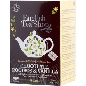 English Tea Shop Chocolate, Rooibos & Vanilla 20ZK