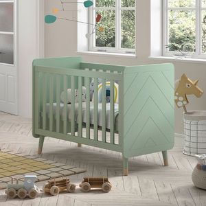 Babybed Billy - 124x68x94 cm - Olijfgroen