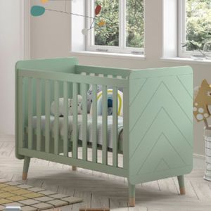 Babybed Billy - 124x68x94 cm - Olijfgroen