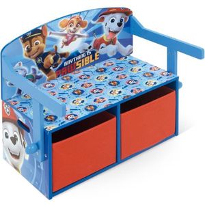 Omvormbare zitbank Paw Patrol - 44x60x70 cm - Blauw/spaanplaat