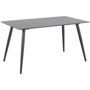 Eettafel Wick 140x80 cm keramiek - zwart