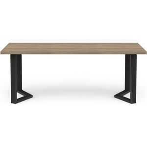 Eettafel Stout | 200 x 90 x 74,8 cm | Bruin