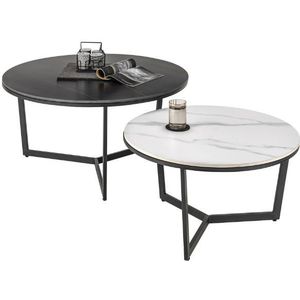 Salontafelset Harper | Kleine en grote salontafel | Marmeren design