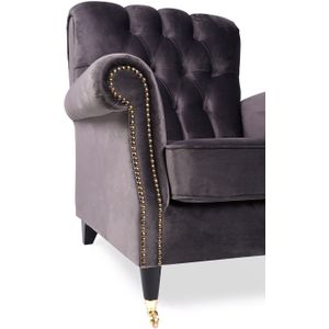 Fauteuil Del Sofa | 91 x 93 x 90 cm | Antraciet