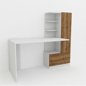 Furny Home Studiebureau | 18mm Dikte | 120cm Breedte | Wit Notenhout