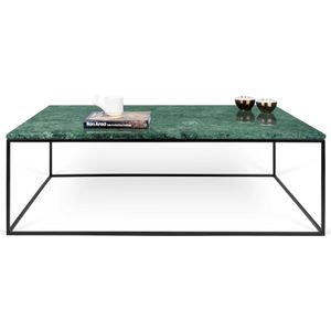 Salontafel Gleam 120x75 - groen marmer/staal