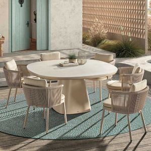 Tuinstoel Mendoza | 59 x 55 x 72 cm | Rope Beige-design