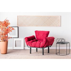 Verstelbare fauteuil Del Sofa | 95 x 70 x 85 cm | Rood