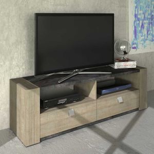 Tv-meubel Iris 155cm - grijs beton