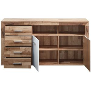 Dressoir Blake 2 deuren & 4 lades - eik/wit