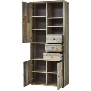 Buffetkast Clem 83cm 3 deuren & 3 lades - driftwood