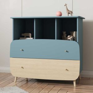 Commode Firmiana | 96 x 55,7 x 82,8 cm | Blauw