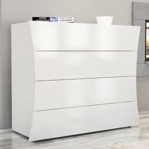 Ladekast Fonte | 98 x 40 x 81,5 cm | High Gloss White