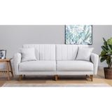 Driezitbank Del Sofa | 210 x 82 x 85 cm | Wit