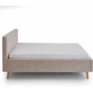 Tweepersoonsbed Younes 160x200cm - beige